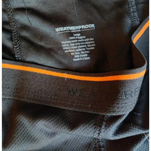Weatherproof Men's Base Layer Pant For Cold Weather Black Large L Under Pants - Picture 3 of 6